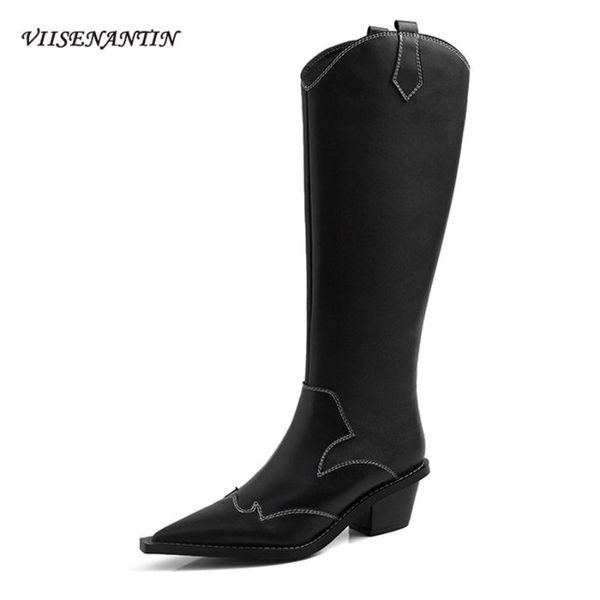 boots viisenantin net western cowboy female 2021 autumn winter leather handsome pointed toe thick heel high mujer, Black
boots viisenantin net western cowboy female 2021 autumn winter leather handsome pointed toe thick heel high mujer, Black