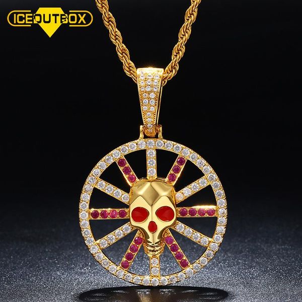chains iceoutbox design skull rudder pendant fashion bling hip hop party jewelry for women men's accessiory micro pave cubic zircon, Silver
chains iceoutbox design skull rudder pendant fashion bling hip hop party jewelry for women men's accessiory micro pave cubic zircon, Silver
