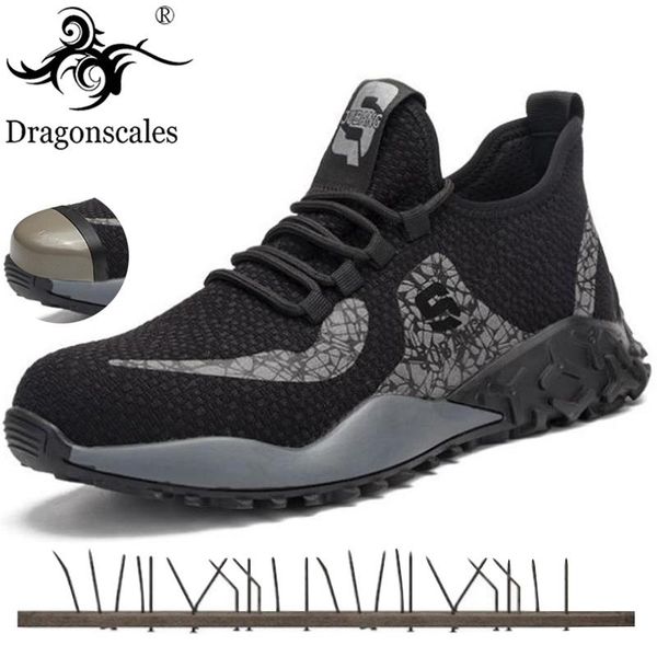safety shoes men anti-smash stab-resistant ryder shoes immortal indestructible work with steel toe breathable sneakers, Black
safety shoes men anti-smash stab-resistant ryder shoes immortal indestructible work with steel toe breathable sneakers, Black