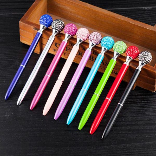 ballpoint pens 50 pcs luxury pen 1.0mm blue refill round colored diamonds metal material beautiful student stationery gift1, Blue;orange
ballpoint pens 50 pcs luxury pen 1.0mm blue refill round colored diamonds metal material beautiful student stationery gift1, Blue;orange