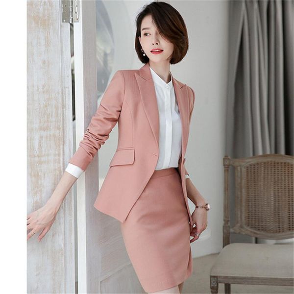 two piece dress large size business ladies skirt suit outfits 2 pcs set femme simple solid color interview pieces female blazer +, White
two piece dress large size business ladies skirt suit outfits 2 pcs set femme simple solid color interview pieces female blazer +, White