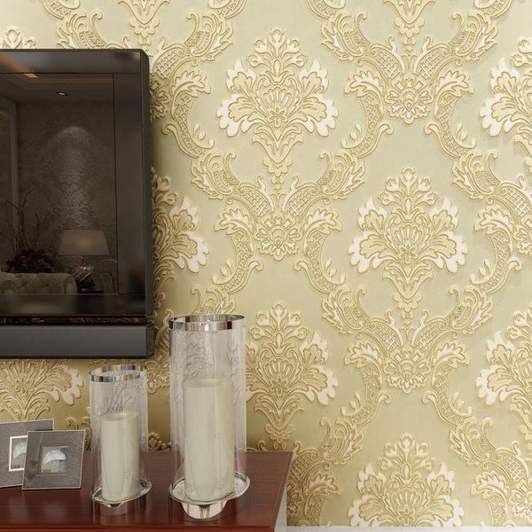 wallpapers simple 3d three-dimensional wallpaper relief damascus non-woven background tv living room european style
wallpapers simple 3d three-dimensional wallpaper relief damascus non-woven background tv living room european style