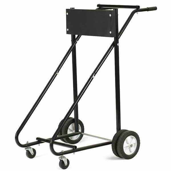 315 Lbs Outboard Boat Motor Stand Carrier Cart Dolly Storage Pro Heavy Duty New