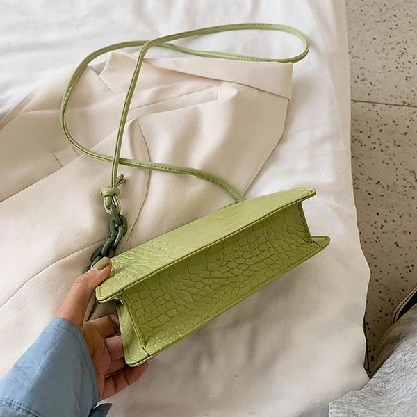 2021 new fashion retro shoulder bag casual versatile messenger bag alligator pattern versatile women's leather
2021 new fashion retro shoulder bag casual versatile messenger bag alligator pattern versatile women's leather