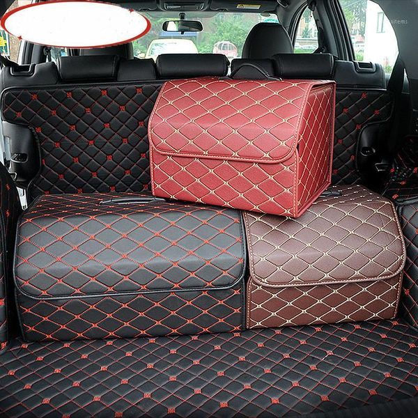 car trunk organizer box storage bag auto trash tool bag pu leather folding large cargo storage stowing tidying car accessories1
car trunk organizer box storage bag auto trash tool bag pu leather folding large cargo storage stowing tidying car accessories1