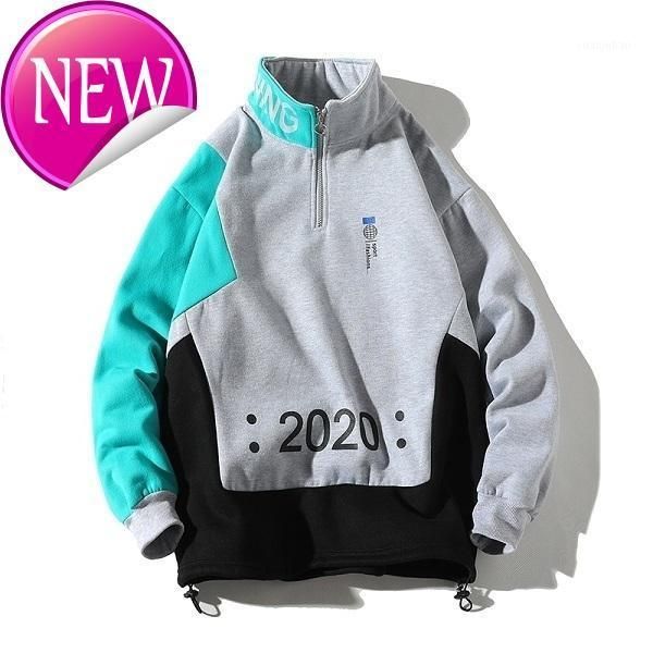 sweatshirt print mens patchwork men stand collar long sleeve fashion pullover male loose casual jacket coat1, Black
sweatshirt print mens patchwork men stand collar long sleeve fashion pullover male loose casual jacket coat1, Black