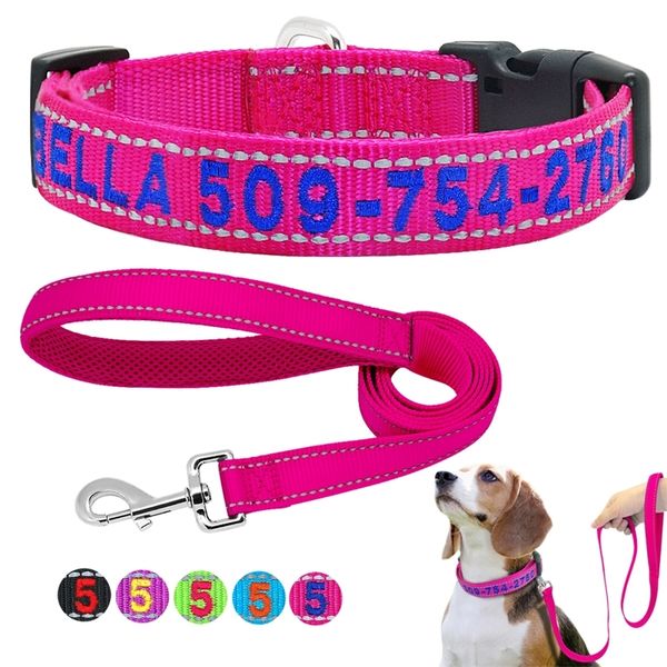 custom nylon embroidered dog collar, reflective lead band dog's name and number, adjustable
custom nylon embroidered dog collar, reflective lead band dog's name and number, adjustable