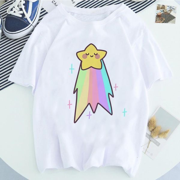 летняя новая мода повседневная винтажная harajuku kawaii мультфильм звезды печать женщин плюс размер топы рубашки хлопок с коротким рукавом, White
летняя новая мода повседневная винтажная harajuku kawaii мультфильм звезды печать женщин плюс размер топы рубашки хлопок с коротким рукавом, White