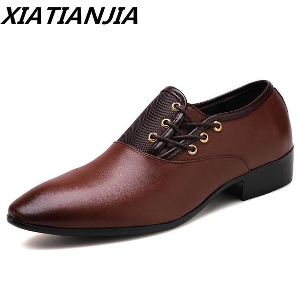 dress shoes 2021 summer men business leather large size carved formal oxford for banquet casual zapatos de hombre, Black
dress shoes 2021 summer men business leather large size carved formal oxford for banquet casual zapatos de hombre, Black