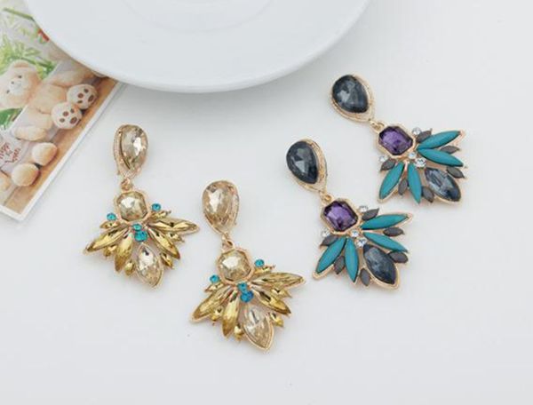 earrings for woman statement new korean bohemian earring gemstone diamond drop crystal earrings, Silver
earrings for woman statement new korean bohemian earring gemstone diamond drop crystal earrings, Silver
