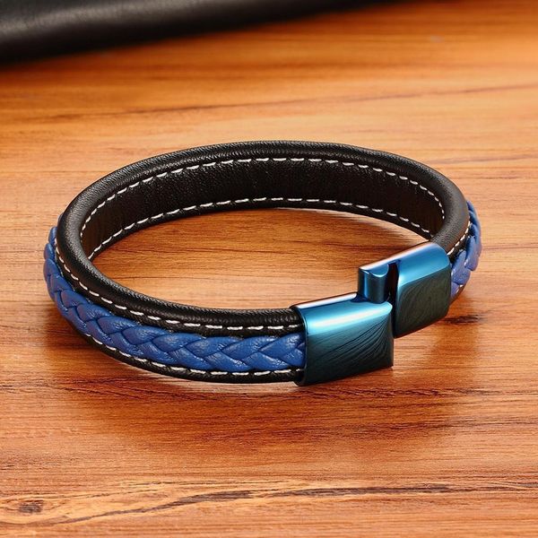 classic luxury with blue color leather combination stitching blue color simple buckle for stainless steel leather men's bracelet h bbyj, Golden;silver
classic luxury with blue color leather combination stitching blue color simple buckle for stainless steel leather men's bracelet h bbyj, Golden;silver