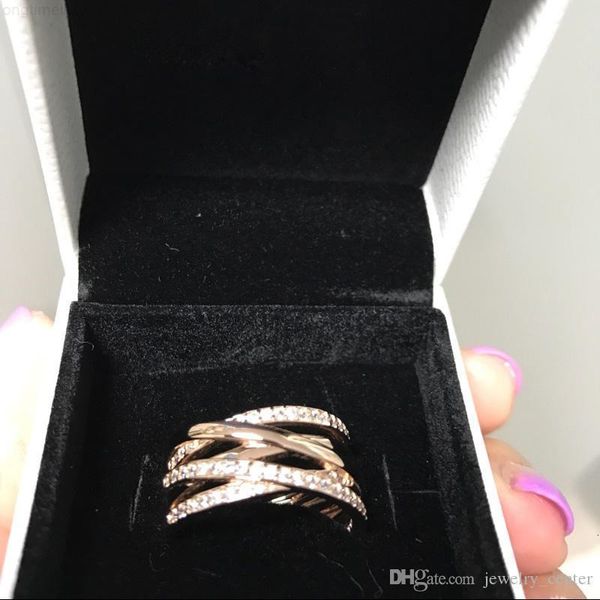 factoryyq0doriginal authentic 18k rose gold intertwining ring with box for pandora 925 sterling silver jewelry wedding r
factoryyq0doriginal authentic 18k rose gold intertwining ring with box for pandora 925 sterling silver jewelry wedding r