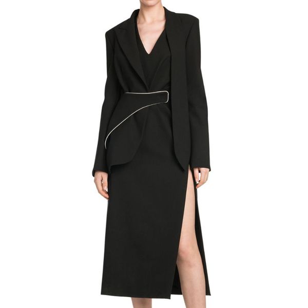spring track new style with v-cleavage cleavage sleeves belt thin black suit long fake women's clothing two parts 2jwj, Black;gray
spring track new style with v-cleavage cleavage sleeves belt thin black suit long fake women's clothing two parts 2jwj, Black;gray