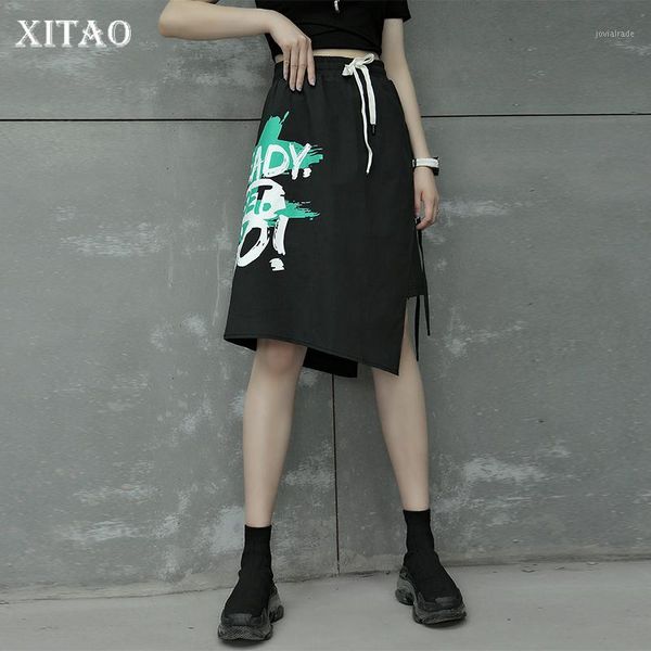 women's pants & capris xitao print irregular women loose fake two piece lacing collect waist fashion all match 2021 summer personality, Black;white
women's pants & capris xitao print irregular women loose fake two piece lacing collect waist fashion all match 2021 summer personality, Black;white