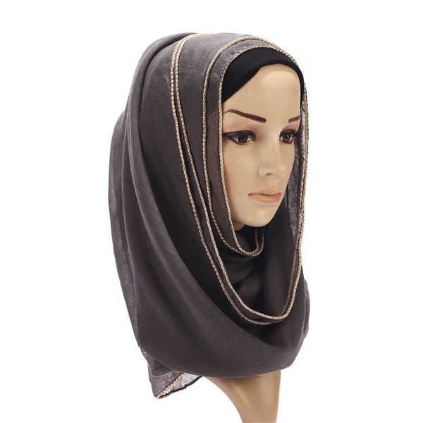 scarves coming gold chain hijab scarf pearls muslim cotton chains plain wraps shawls maxi fashion head cover, Blue;gray
scarves coming gold chain hijab scarf pearls muslim cotton chains plain wraps shawls maxi fashion head cover, Blue;gray