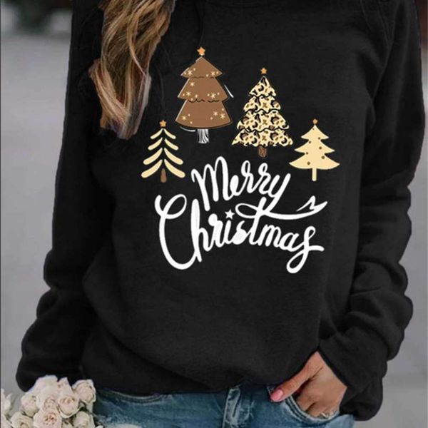 2020 new christmas tree letter printed round neck hoodless sweater for sweatshirt women in tracksuits hoodies print, Black
2020 new christmas tree letter printed round neck hoodless sweater for sweatshirt women in tracksuits hoodies print, Black