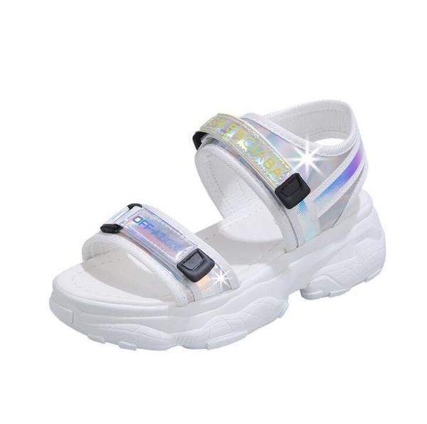 women's sandals 2020 summer new colorful beach sandals flat bottom comfortable soft bottom thick students, Black 
women's sandals 2020 summer new colorful beach sandals flat bottom comfortable soft bottom thick students, Black
