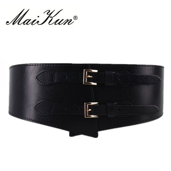 maikun wide belts for women luxury cowhide double retro pin buckle women belts for dress female waistband y200501, Black;brown
maikun wide belts for women luxury cowhide double retro pin buckle women belts for dress female waistband y200501, Black;brown