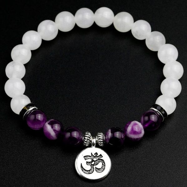 beaded, strands white chalcedony with natural amethyst lotus charm bracelet stone buddha yoga beads strand for women men, Black
beaded, strands white chalcedony with natural amethyst lotus charm bracelet stone buddha yoga beads strand for women men, Black