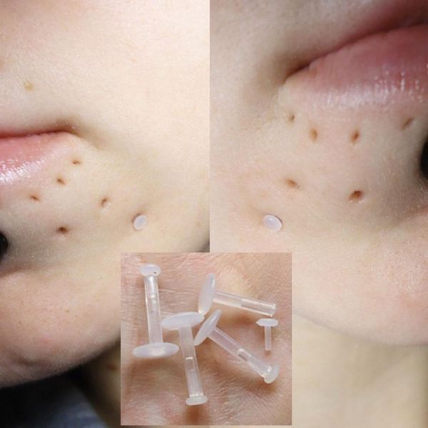 bioplast flexible nose lip stud flexible push fit labret retainer cartilage tragus helix earring eyebrow belly ring piercing q sqcrct, Silver
bioplast flexible nose lip stud flexible push fit labret retainer cartilage tragus helix earring eyebrow belly ring piercing q sqcrct, Silver