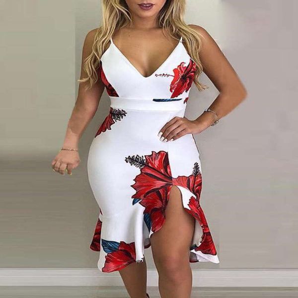 2020 self produced and sold women's printed suspender slim wrap hip dress fishtail skirt, Black;gray
2020 self produced and sold women's printed suspender slim wrap hip dress fishtail skirt, Black;gray