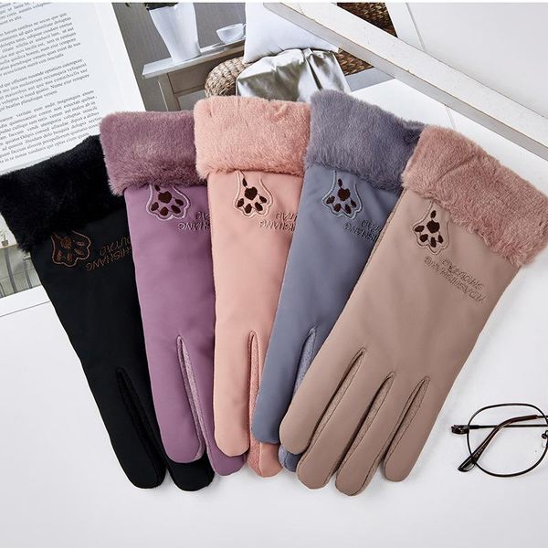 cat' gloves cute touch screen cartoon suede autumn and winter warm and cold proof male female driving gloves, Blue;gray
cat' gloves cute touch screen cartoon suede autumn and winter warm and cold proof male female driving gloves, Blue;gray