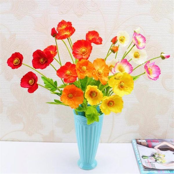 10p fake corn poppy blossom flower branch silk poppy flower stem for wedding decoration artificial decorative flowers1
10p fake corn poppy blossom flower branch silk poppy flower stem for wedding decoration artificial decorative flowers1