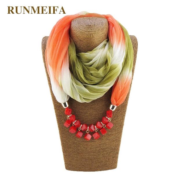 scarves runmeifa brand fashion chiffon scarf with polyester pendant for women ring necklace femme elegant accessories, Blue;gray
scarves runmeifa brand fashion chiffon scarf with polyester pendant for women ring necklace femme elegant accessories, Blue;gray