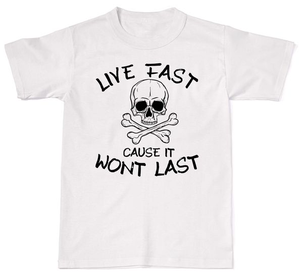 summer fashion men t shirt live fast cause it won't last biker skull bones mens womens cotton t shirt t shi sport hooded sweatshirt hoo
summer fashion men t shirt live fast cause it won't last biker skull bones mens womens cotton t shirt t shi sport hooded sweatshirt hoo