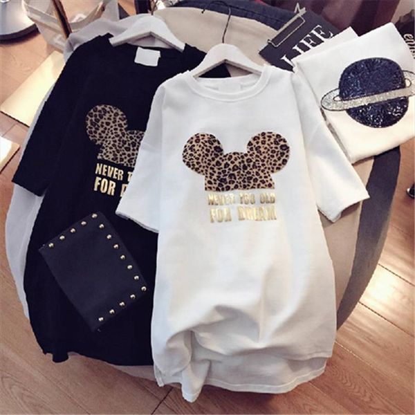 leopard women summer dress short sleeve black white casual party club fashion loose plus size mini dress 2020, Black;gray
leopard women summer dress short sleeve black white casual party club fashion loose plus size mini dress 2020, Black;gray