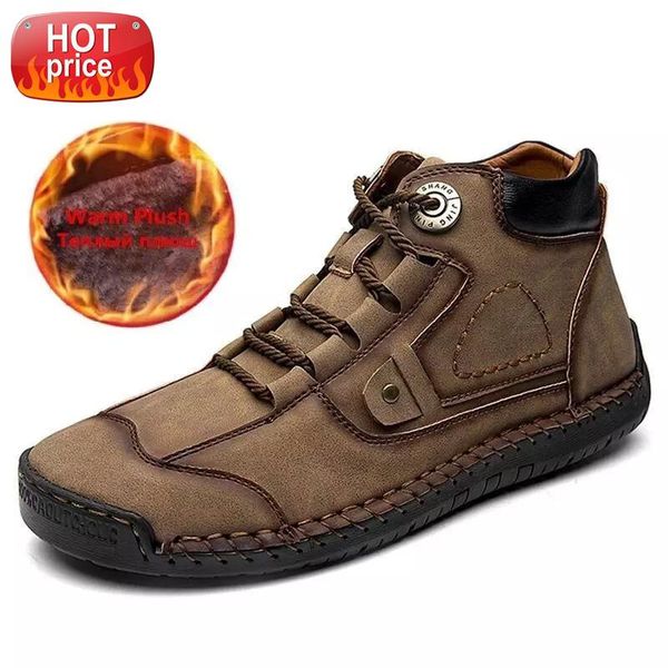 new men snow boots fur warm winter men's boots outdoor men ankle waterproof leather men's shoes zapatos de hombre size 48 #nl04
new men snow boots fur warm winter men's boots outdoor men ankle waterproof leather men's shoes zapatos de hombre size 48 #nl04