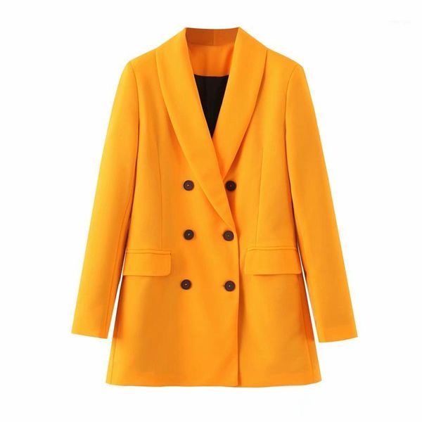 2020 yellow blazer for women summer blazer double breasted jackets ladies formal suit jackets1, Black
2020 yellow blazer for women summer blazer double breasted jackets ladies formal suit jackets1, Black