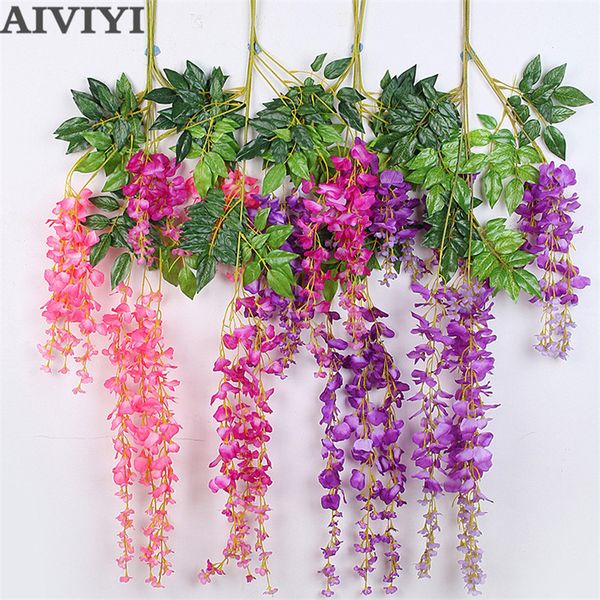 artificial wisteria flower fake plastic plant vine hanging leaves rattan wedding wreath home wall decoration 1029
artificial wisteria flower fake plastic plant vine hanging leaves rattan wedding wreath home wall decoration 1029