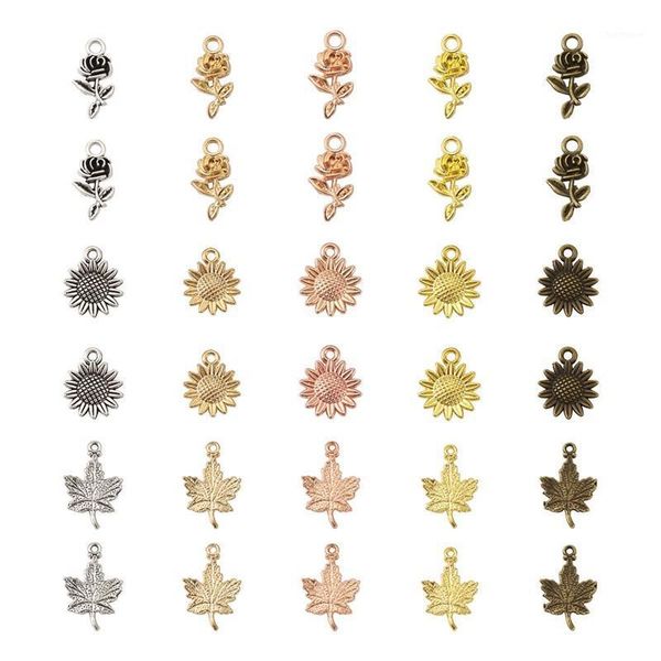 150pcs/box alloy pendants charm sunflower rose flower tibetan style for jewelry making diy bracelet necklace1, Bronze;silver
150pcs/box alloy pendants charm sunflower rose flower tibetan style for jewelry making diy bracelet necklace1, Bronze;silver