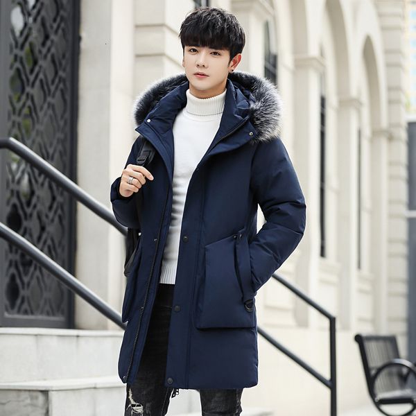 2021 new with hat forced to skin men white down men's winter coats masculine 1r9k, Black
2021 new with hat forced to skin men white down men's winter coats masculine 1r9k, Black