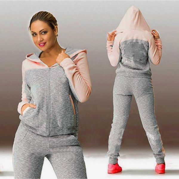 women's wool & blends autumn winter tracksuit women sports 2 piece set sportwear hooded sweatshirt suit tracksuits sweatpants #26, Black
women's wool & blends autumn winter tracksuit women sports 2 piece set sportwear hooded sweatshirt suit tracksuits sweatpants #26, Black