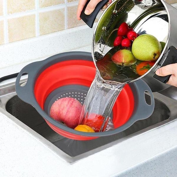 foldable silicone drain basket round vegetable washing basket fruit kitchen gadgets1
foldable silicone drain basket round vegetable washing basket fruit kitchen gadgets1