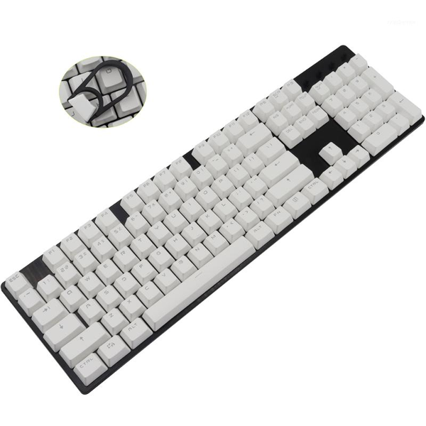 keyboards monochrome key-caps for mechanical keyboard translucent pbt keycaps oem profile 87/104 keycap1
keyboards monochrome key-caps for mechanical keyboard translucent pbt keycaps oem profile 87/104 keycap1