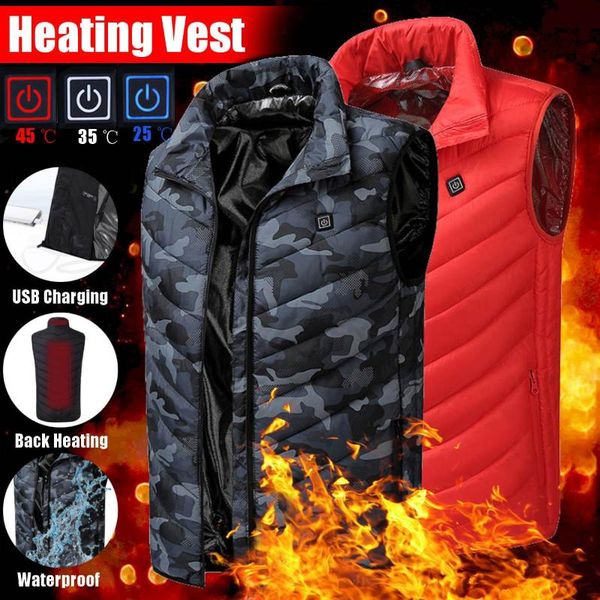 outdoor t-shirts winter electric heated vest men women washable heating waistcoat thermal warm clothing usb charging jacket, Gray;blue
outdoor t-shirts winter electric heated vest men women washable heating waistcoat thermal warm clothing usb charging jacket, Gray;blue