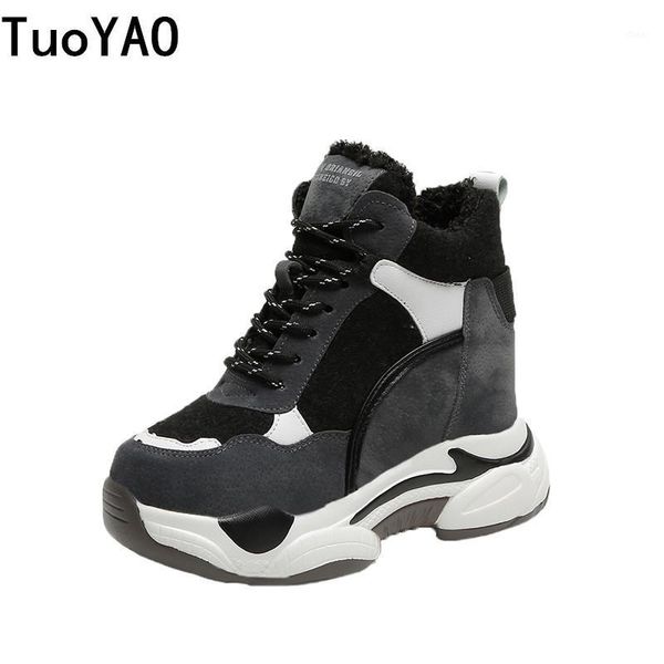 2021 new winter women ankle boots heels high wedge boots warm fur platform leather sneakers cotton snow for woman 8cm1, Black
2021 new winter women ankle boots heels high wedge boots warm fur platform leather sneakers cotton snow for woman 8cm1, Black