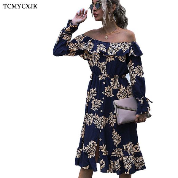 new women's party dress 2021 ruffle printed buttons elegant long sleeve dress for prom party night dresses ladies clothes, Black;gray
new women's party dress 2021 ruffle printed buttons elegant long sleeve dress for prom party night dresses ladies clothes, Black;gray