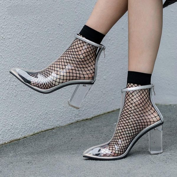 boots 2021 spring transparent clear chunky heels mujer square heel women lady party summer lace up, Black
boots 2021 spring transparent clear chunky heels mujer square heel women lady party summer lace up, Black