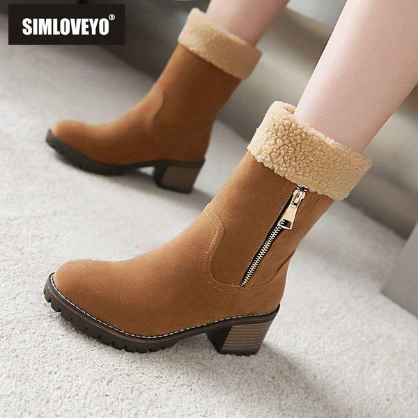 simloveyo snow boots woman winter boots warm flock round toe botte femme thick heel splicing fur zip tenis bota feminina, Black
simloveyo snow boots woman winter boots warm flock round toe botte femme thick heel splicing fur zip tenis bota feminina, Black