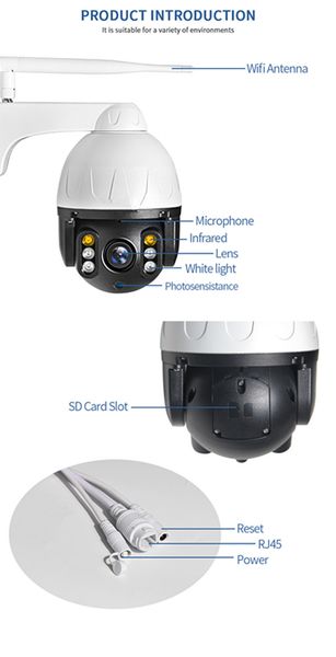hipping 2mp tuya ptz ip camera wifi mini speed dome camera outdoor waterproof home security camera metal material night vision
hipping 2mp tuya ptz ip camera wifi mini speed dome camera outdoor waterproof home security camera metal material night vision