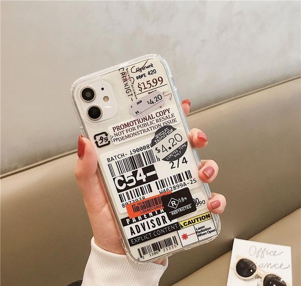 transparent phone case trend label for iphone 12 mini 11 pro max xr xs max qyliny dh_niceshop
transparent phone case trend label for iphone 12 mini 11 pro max xr xs max qyliny dh_niceshop