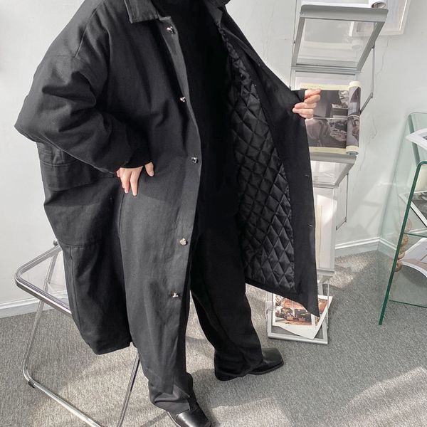 Male Cotton 2021 Autumn and Winter New Style Niche Quilted Thick Coat Fashion Young Men's Clothes 4YMS, Black
Male Cotton 2021 Autumn and Winter New Style Niche Quilted Thick Coat Fashion Young Men's Clothes 4YMS, Black