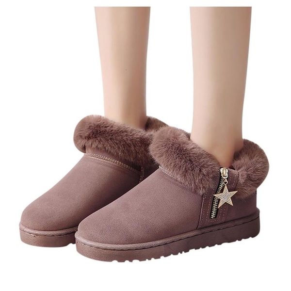 women's ladies fashion girls winter warm solid color short snow boots casual shoes woman warmer hiking snow boots botas mujer, Black
women's ladies fashion girls winter warm solid color short snow boots casual shoes woman warmer hiking snow boots botas mujer, Black