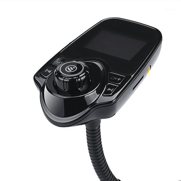 

2020 New Bluetooth Wireless Car Mp3 Player Handsfree Car Kit FM Transmitter A2DP 5V 2.1A Dual USB LCD Display FM Modulator1