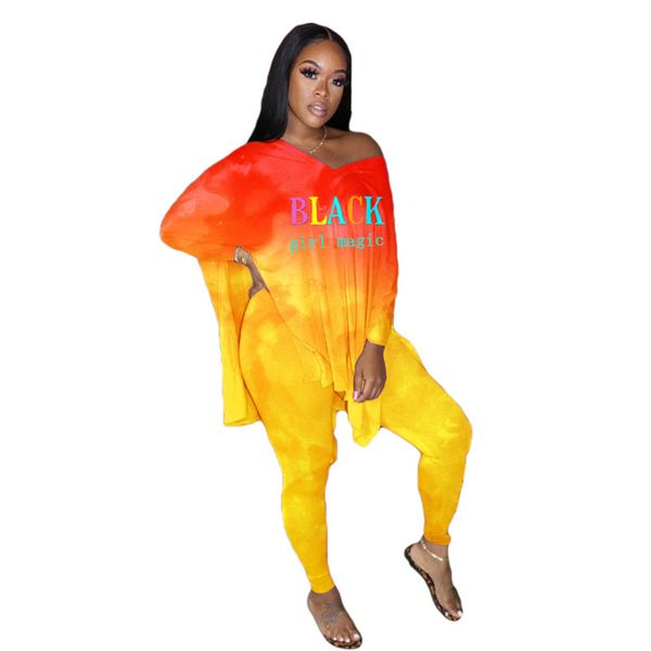 crew neck designer womens tracksuits fashion tie dye two piece set loose letter printed womens clothing, Gray
crew neck designer womens tracksuits fashion tie dye two piece set loose letter printed womens clothing, Gray