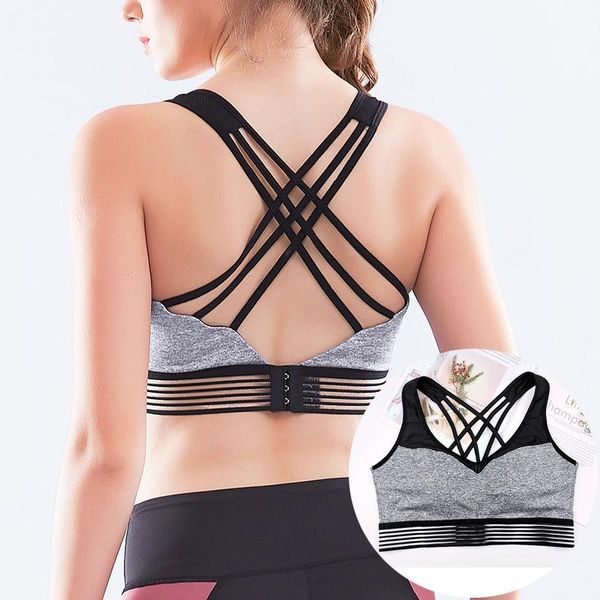 gym clothing one-piece buckle shockproof sports underwear female glass fiber hem contrast color gather fitness bra yoga wear underwear1, White;black
gym clothing one-piece buckle shockproof sports underwear female glass fiber hem contrast color gather fitness bra yoga wear underwear1, White;black